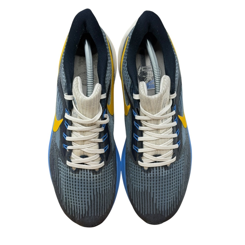Nike Air Zoom Pegasus 39 Mens Running Shoes Thunder Blue Gold DO9580-400 Size 10 - Picture 10 of 12